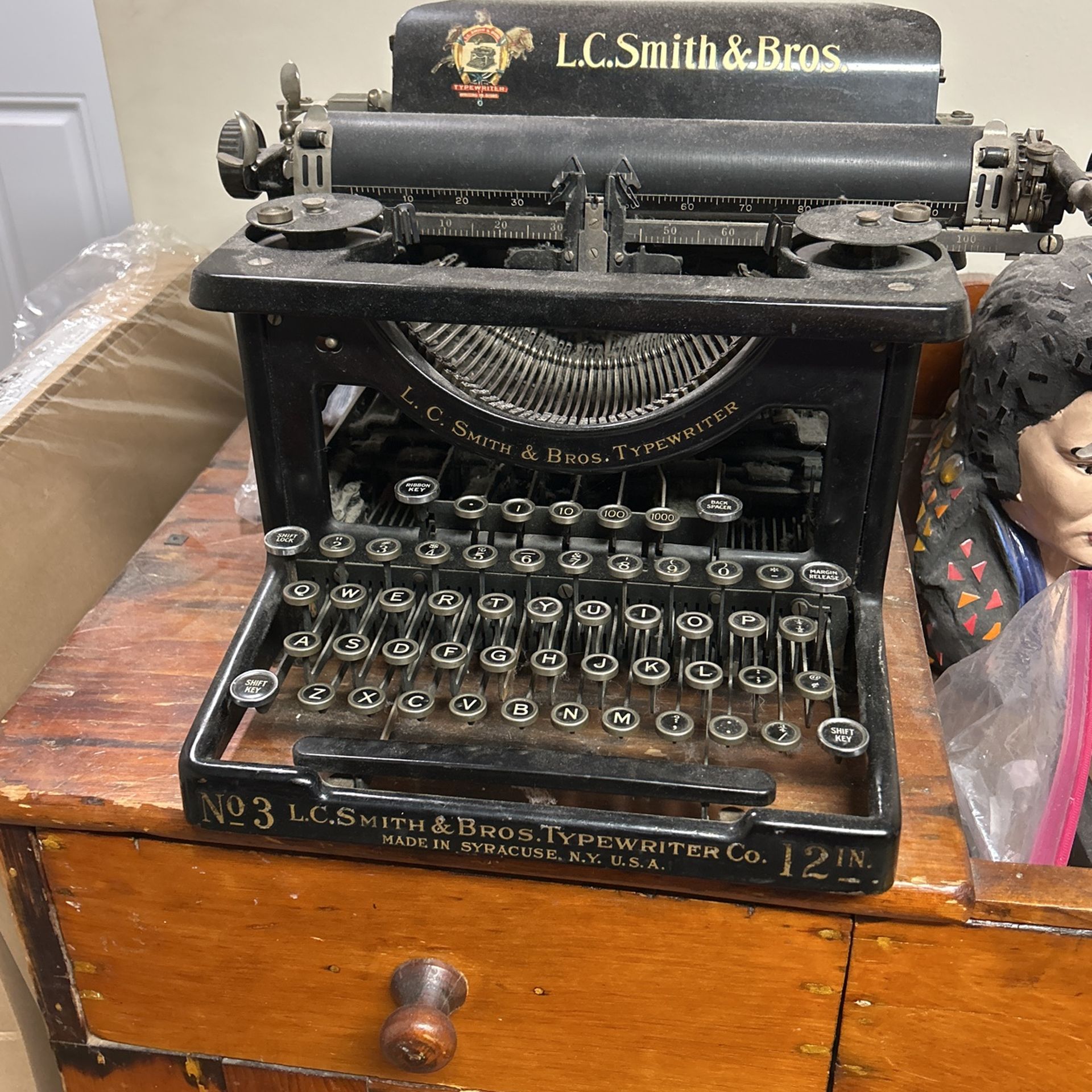 L.C. Smith & Bros Typewriter