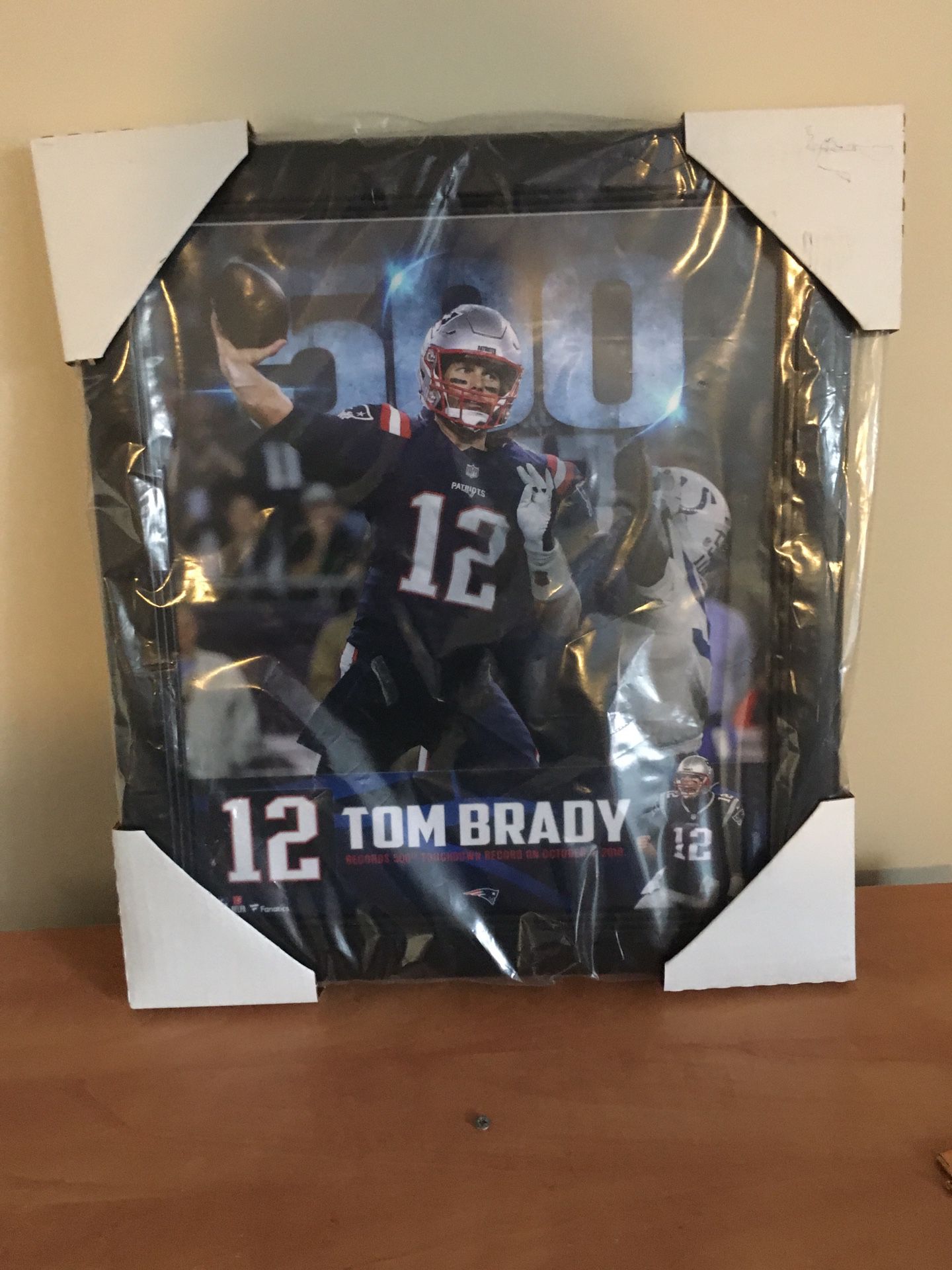 Framed Tom Brady picture