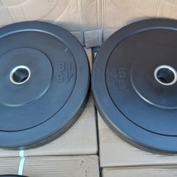 45LBS BUMPER PLATES PAIRS 