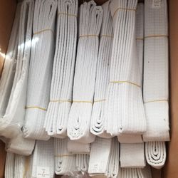 22 kids white belts karate taekwondo jujitsu mma martial arts