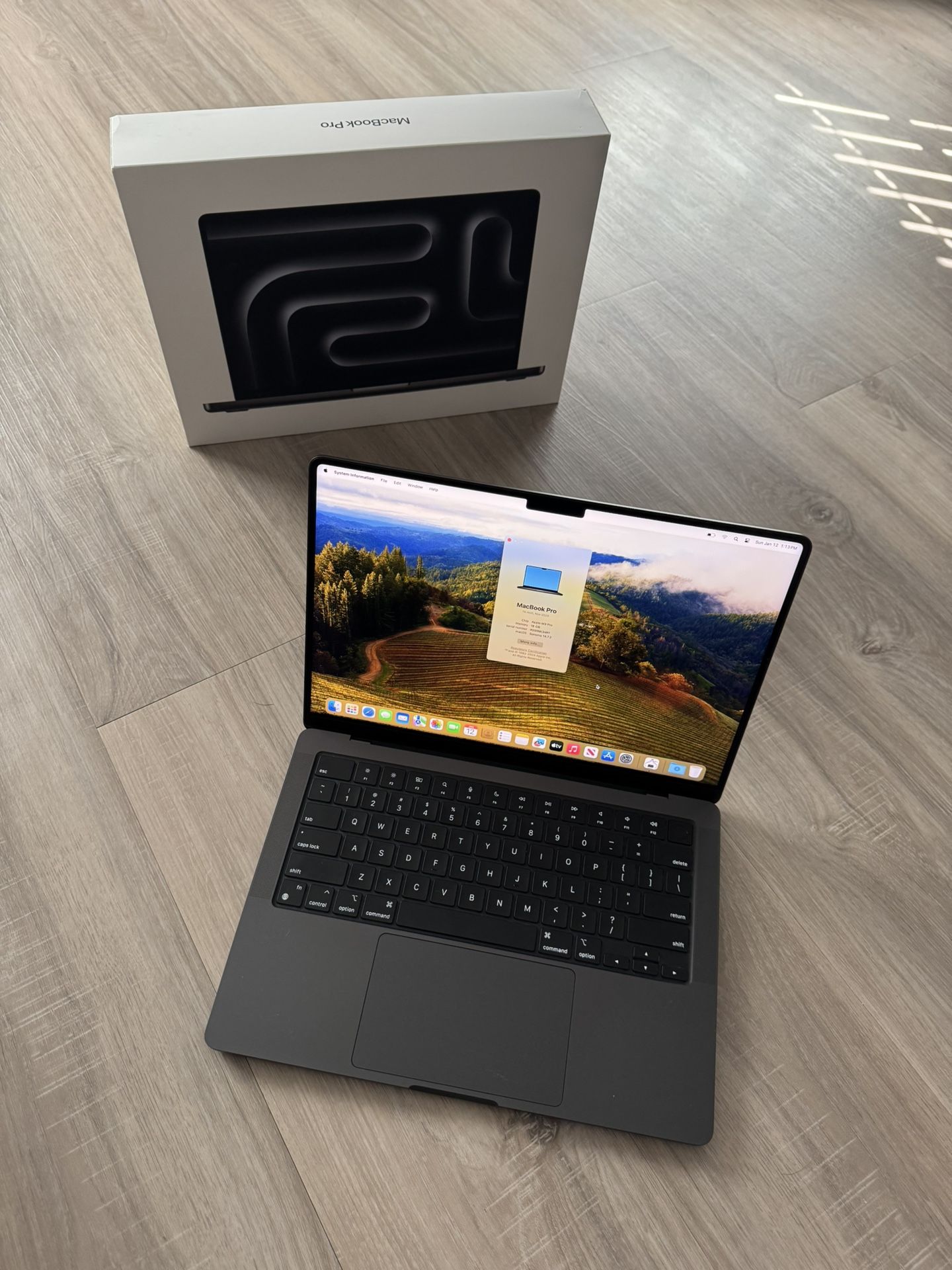 2024 MacBook Pro with M3 PRO Chip (14-inch)