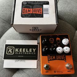 Keeley D&M Drive Combo Overdrive/Boost Pedal