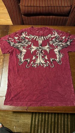 Maroon affliction shirt