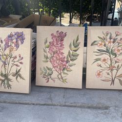 Canvas Floral Prints