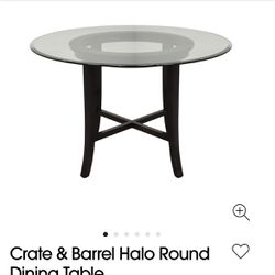Crate And Barrel Round 4ft Table