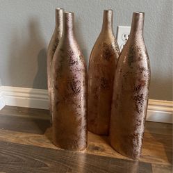 Rose Gold Ceramic Vases
