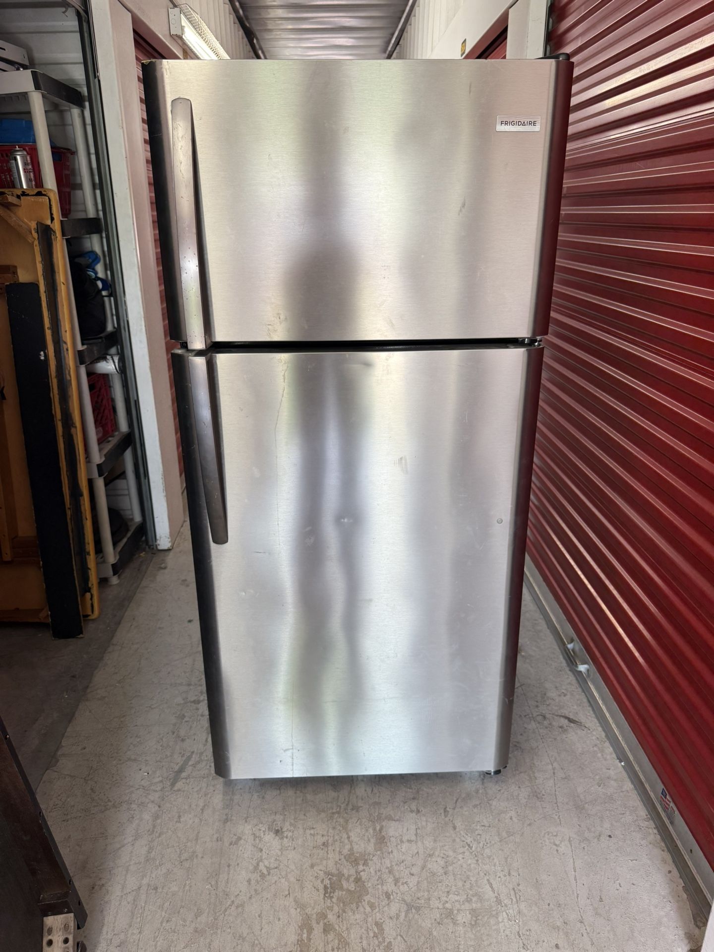 30 in. 20 cu. ft. Garage Ready Freestanding Top Freezer Refrigerator in Stainless Steel, ENERGY STAR
