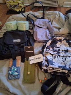 Steve Madden purses, wallet, fenty hair etc