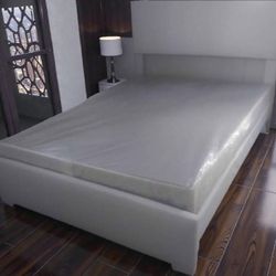 $275 Queen Bed Frame With Box-spring Brand New Free Delivery 