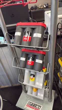 Six Volt classic car battery red top