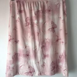 Pink Butterfly Skirt , Medium 