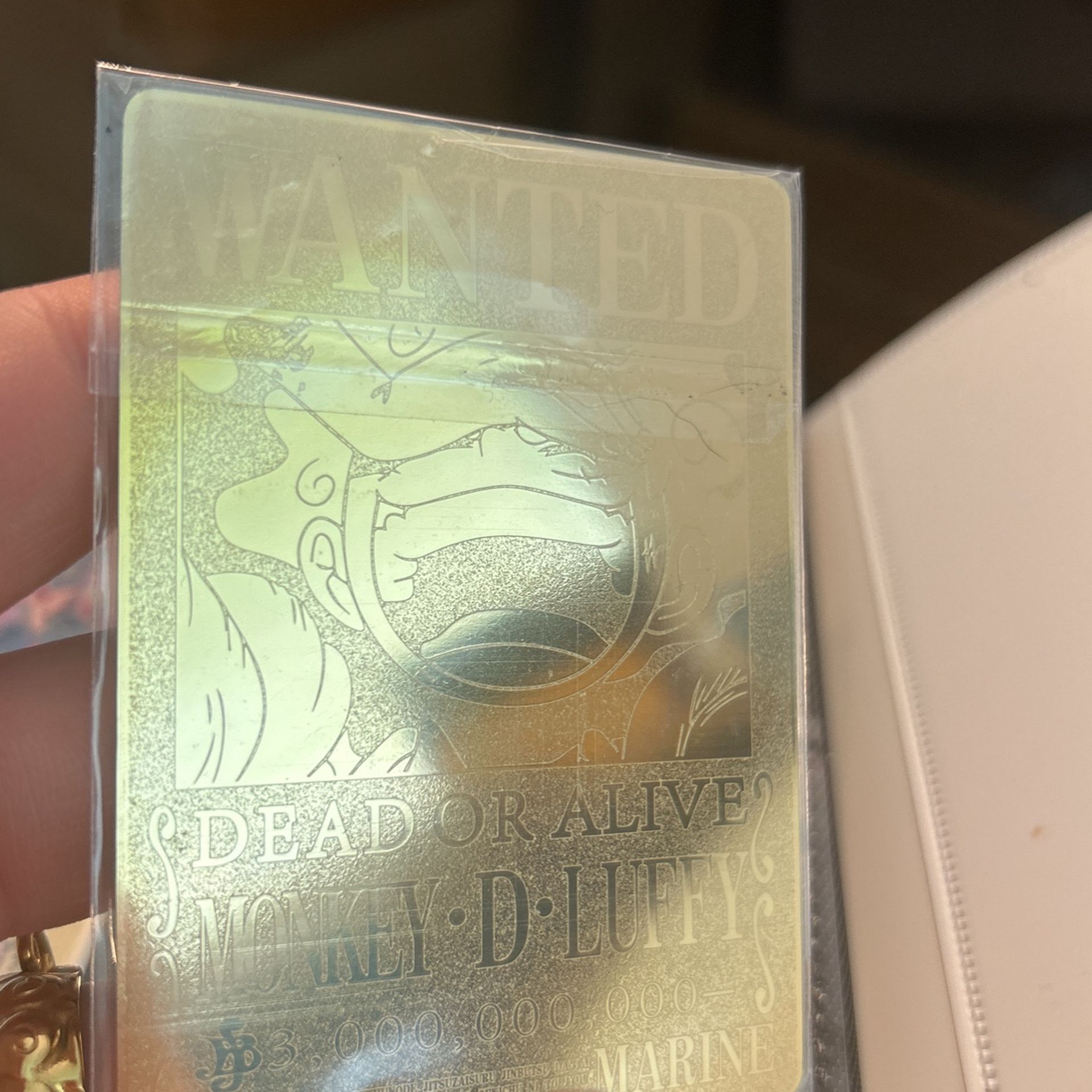 Metal Wanted Luffy Ccg