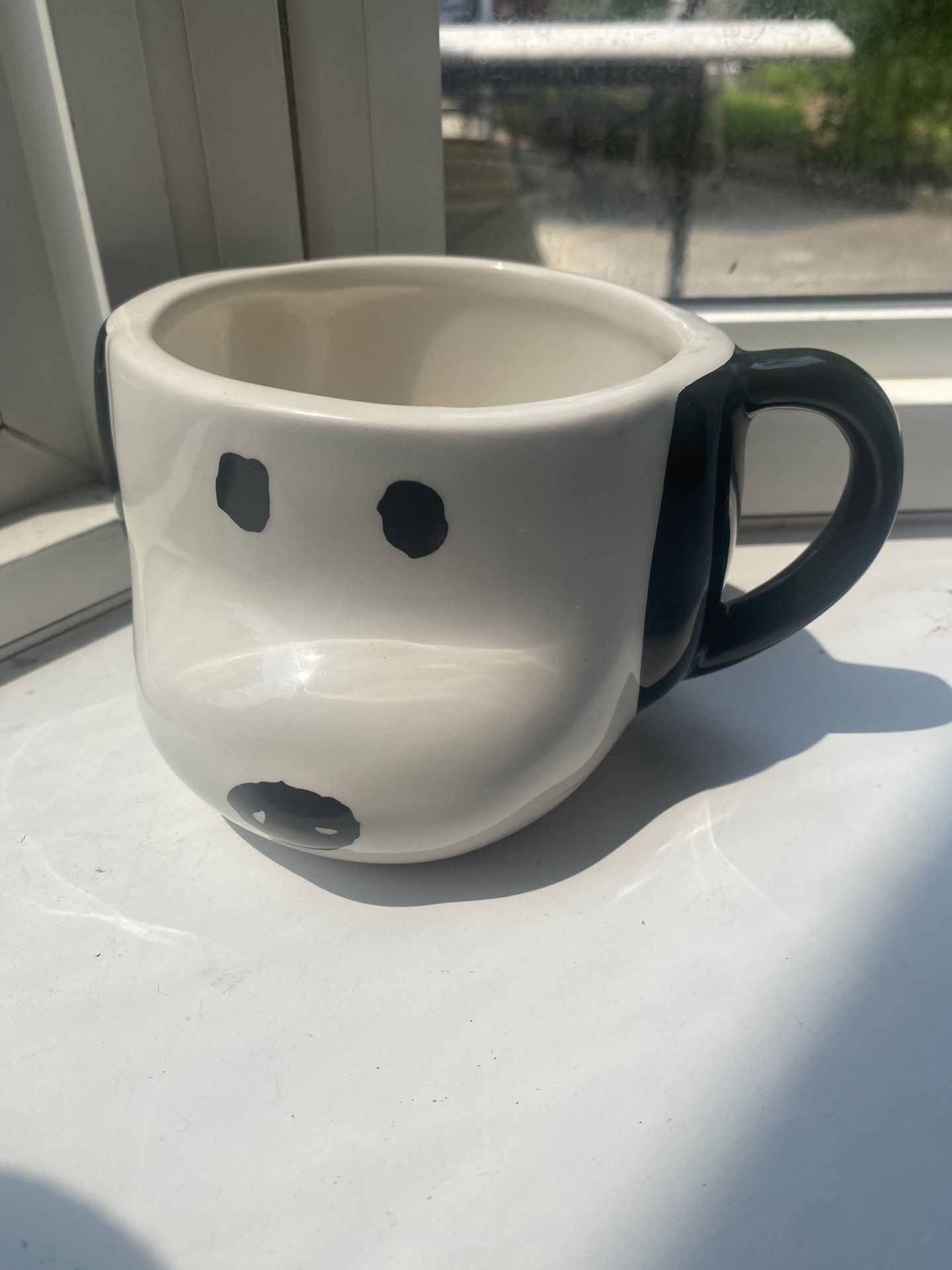 3-1/2” Peanuts Snoopy Sculpted Head Dolomite 2022 Coffee Cup, Mug Preowned No Box - Compare @$24