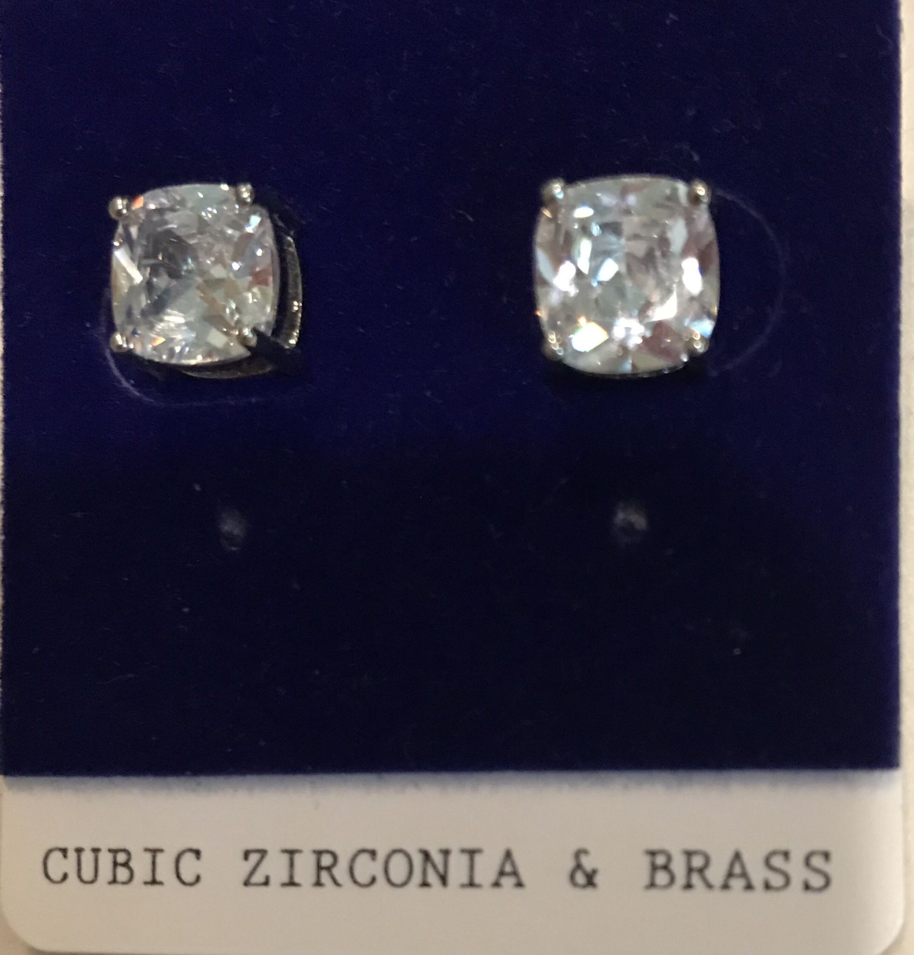 CZ earrings, new!
