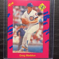 1990 Classic Baseball Greg Maddux Baseball Card #T32