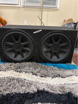 Pair of 15 inch Kicker CompVX subwoofers