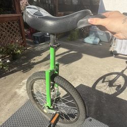 Green Unicycle! (for shorter Riders) 
