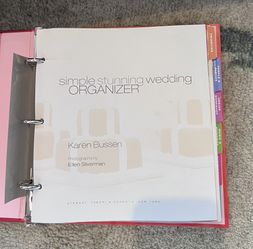 Wedding Organizer Binder By Karen Bussen - NEW