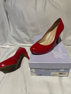 Marc Fisher Sydney2 Red Patent Pumps Size 6