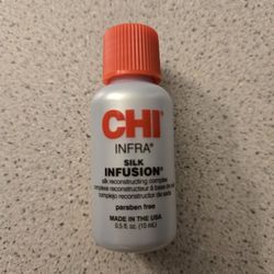 New travel size Chi Infra silk fusion hair straightener  .5 ounce oz