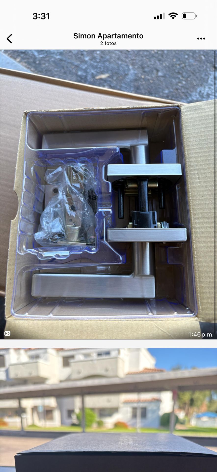 Brand New Satin nickel handle for interior door (I have 5)