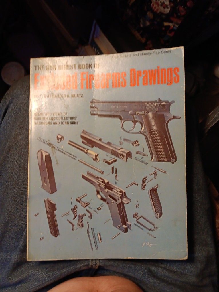 Exploded, firearms drawings reference book.