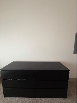6-Drawer Dresser – Dark Brown