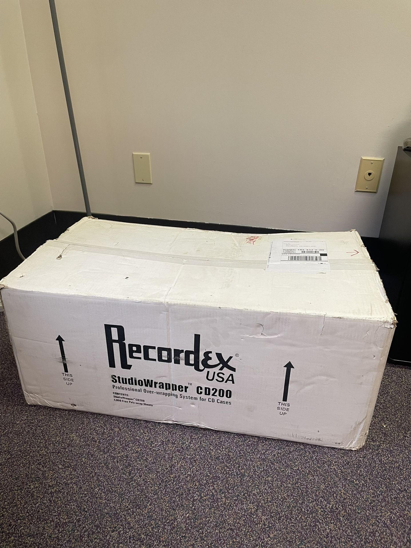 Recordex StudioWrapper And CD Jewel Case Overwrapper w/ Digital Thermostat