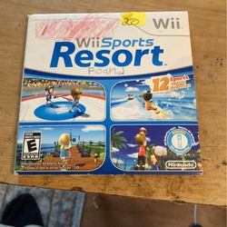 Wii Sports Resort. $20