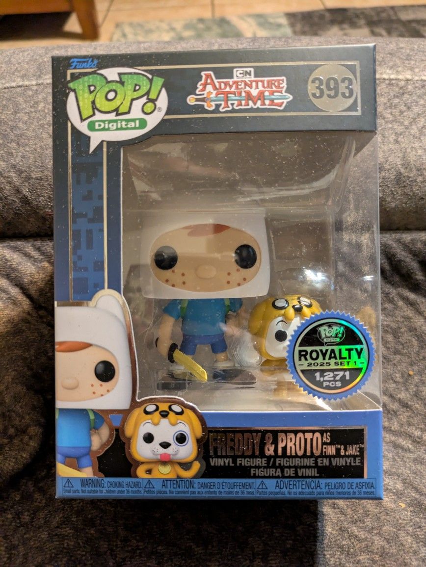 Funko Adventure Time Freddy Funko As Fin And Jake