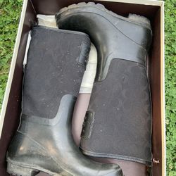 Coach Women Rain Boots Size 7 