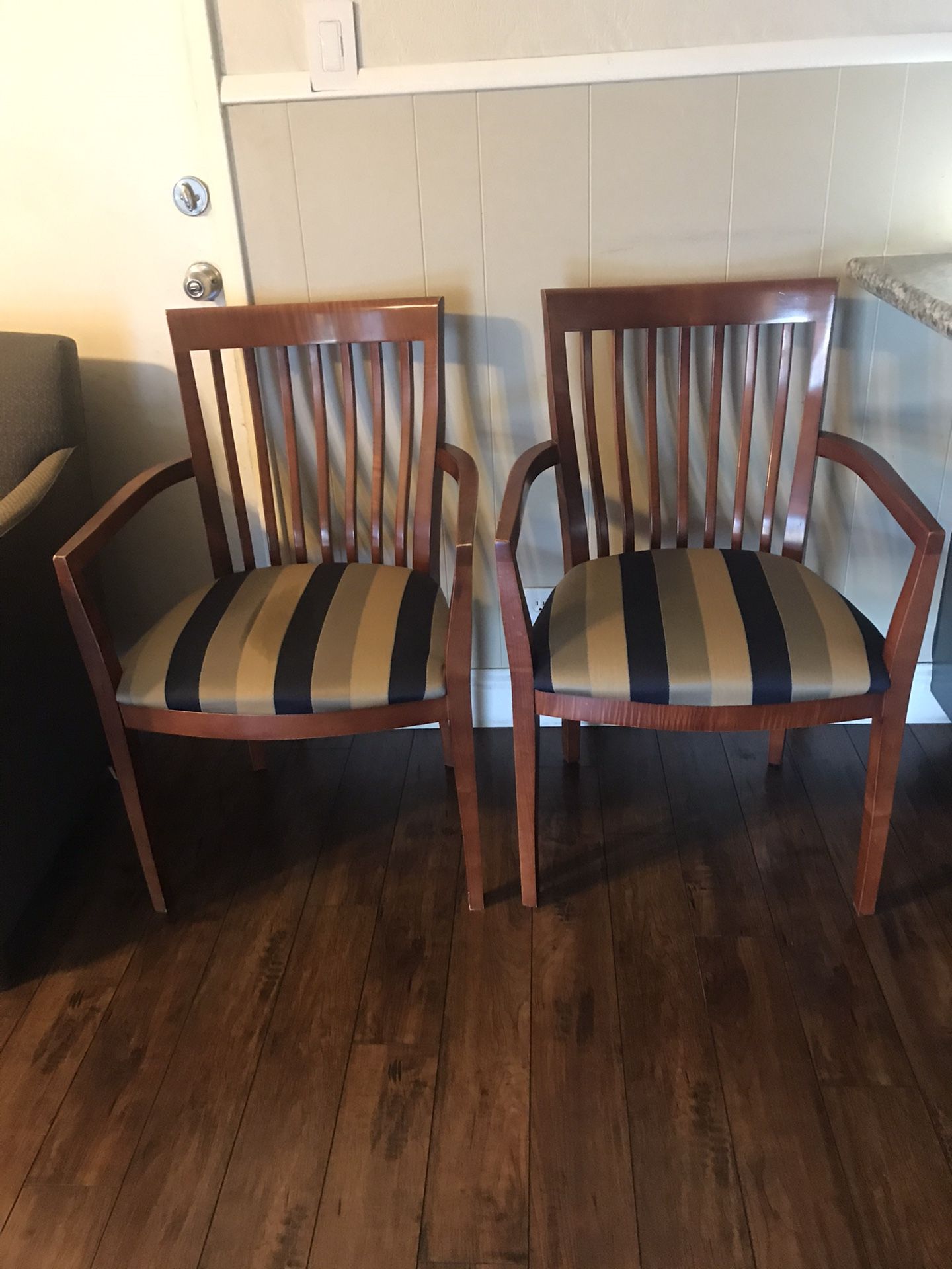 2 Wood chairs