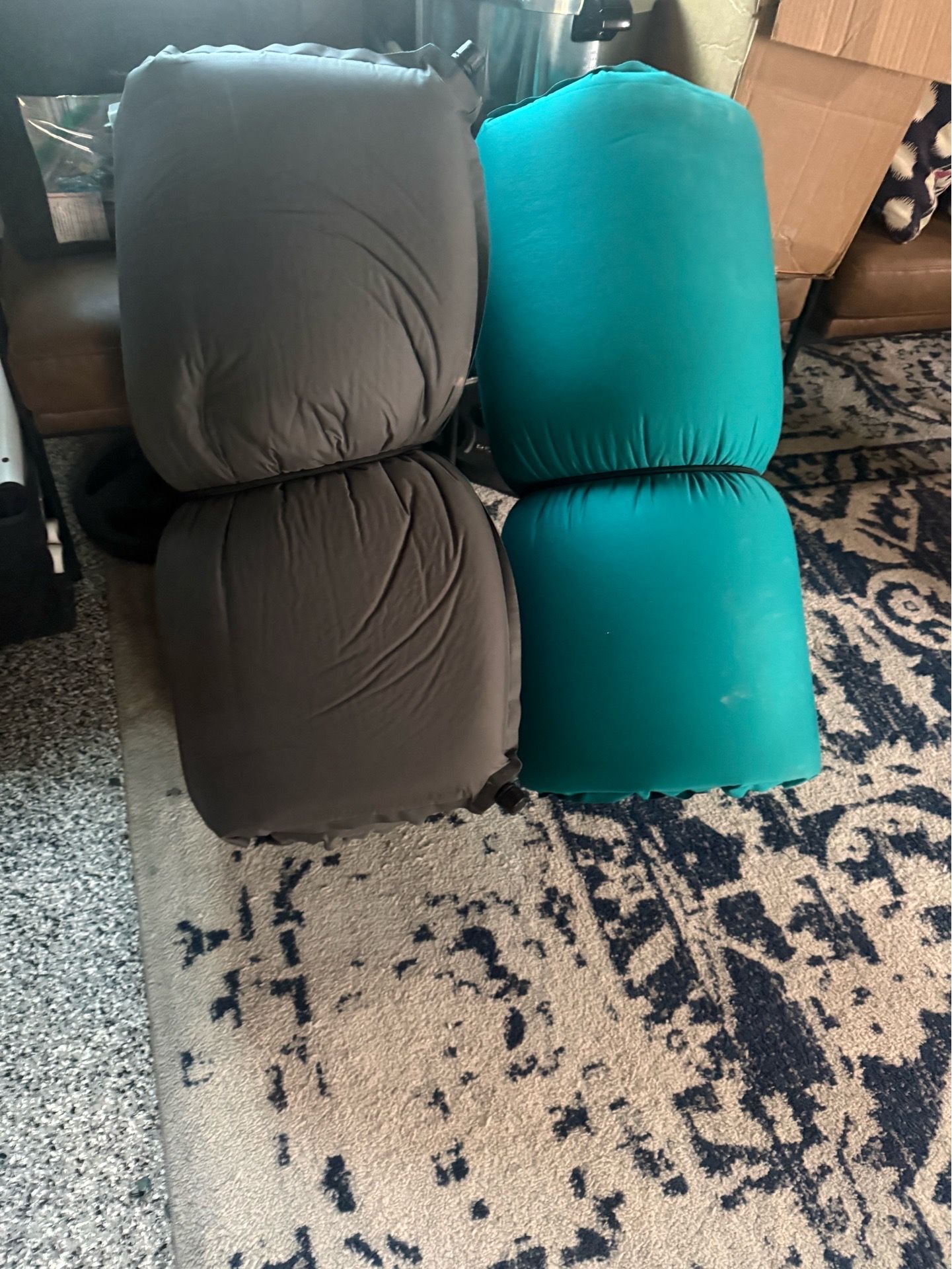 Camping mattress cushion