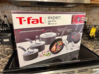 T-fal Expert Non-Stick 12-Piece Cookware Set - New in Box