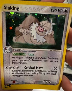 2003 Pokémon Slaking 12/109 Holo Rare EX Ruby & Sapphire