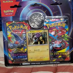 Pokemon Phantasmal Flames Mega Evolution 2 Pk Blister With Promos/coin