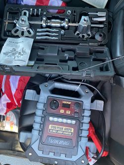 Jump starter and puller set