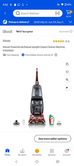 Hoover Carpet Cleaner Used Once Deep Cleans Cagpet