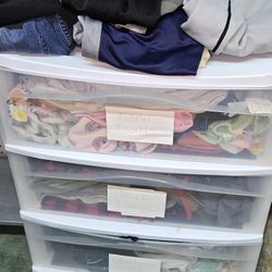 Girls And Boys Clothes And Drawers