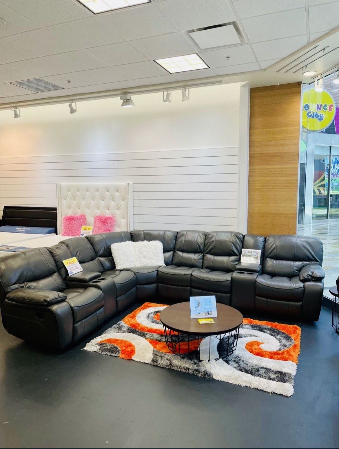 NEW COMFY MADRID GRAY RECLINING SECTIONAL SOFA SET ON SALE NOW ONLY $1499! SAME DAY DELIVERY 🚚 NO CREDIT NEEDED FINANCE AVAILABLE 💰☎️
