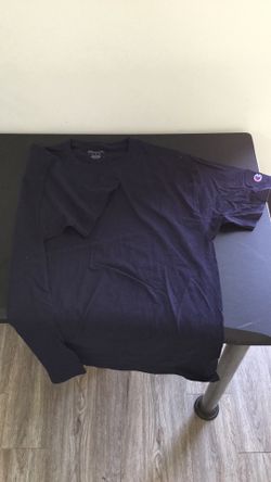 Champion Cotton T Navy Large Size