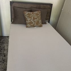Twin Bed Frame & Memory Foam Mattress 