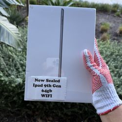 New Sealed iPad 9th Gen 64 Gb WiFi 