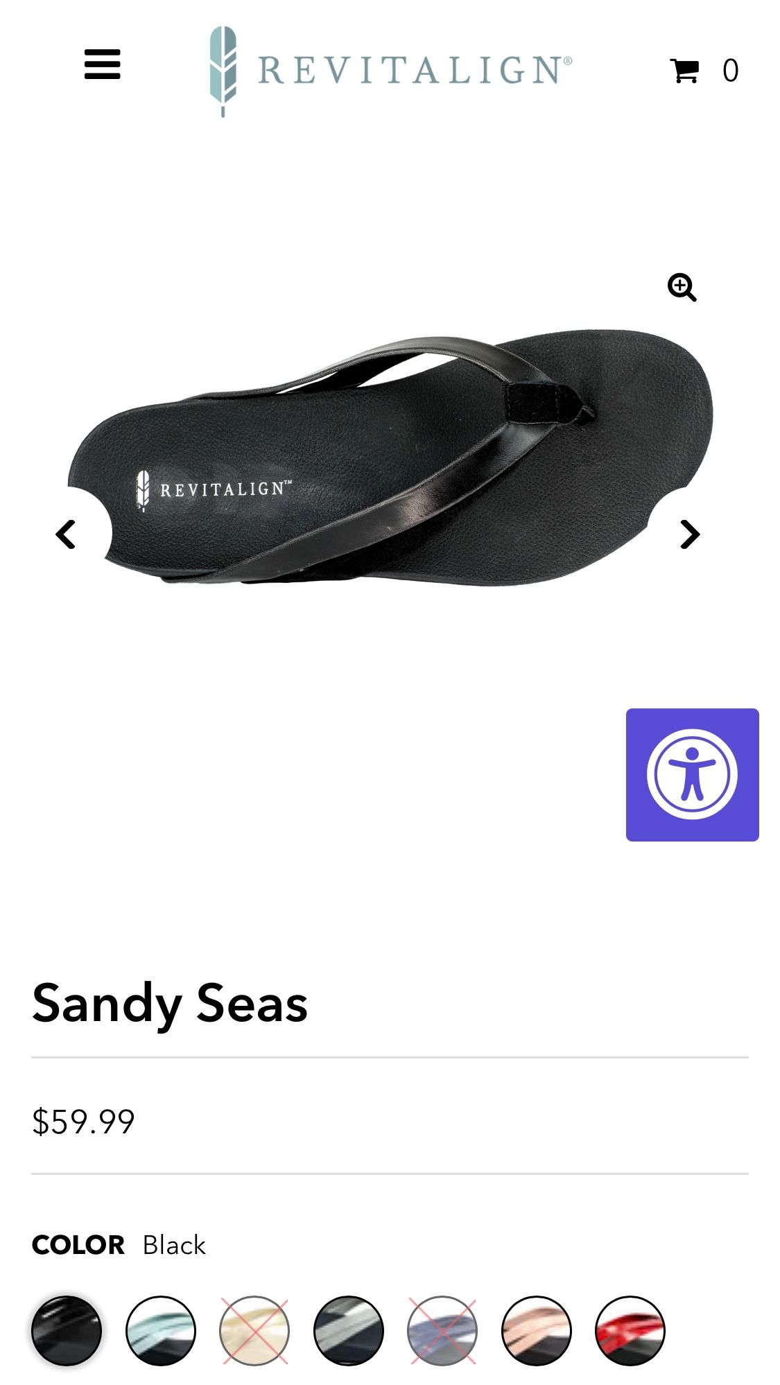 9B Waco Sandy Seas color flip flops