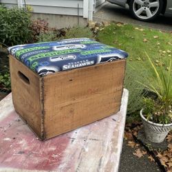 Seahawks Stool Box 