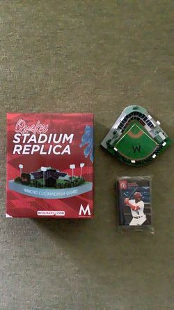 Rancho Cucamonga Quakes SGA Stadium Replica & Team Card Set New Anaheim Angels