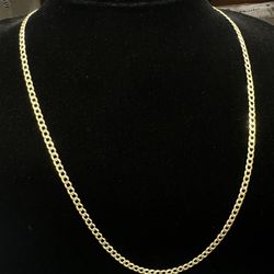 $700 Open Cuban Yellow Gold Cuban Chain