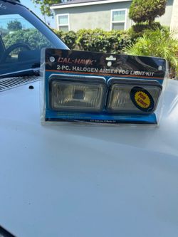 Old school amber fog light