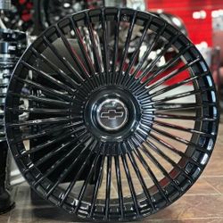 26'' inch Silverado Gloss Black Wheels Yukon Tahoe Sierra Wagoneer Rims XL New