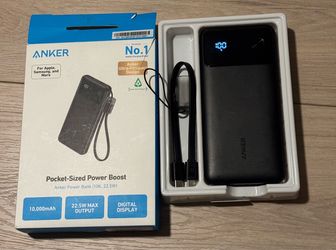 Anker 10,000mAh 22.5W Power Bank with Digital Display
